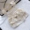 Summer Dog Lace Dress Thin Breathable Cute Embroidered Dog Dress White Mesh Cat and Dog Clothes Small Dog Dress Pet Supplies