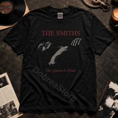 The Smiths The Queen Is Dead T-Shirt Unisex Schwarzes T-Shirt Größe S 5XL