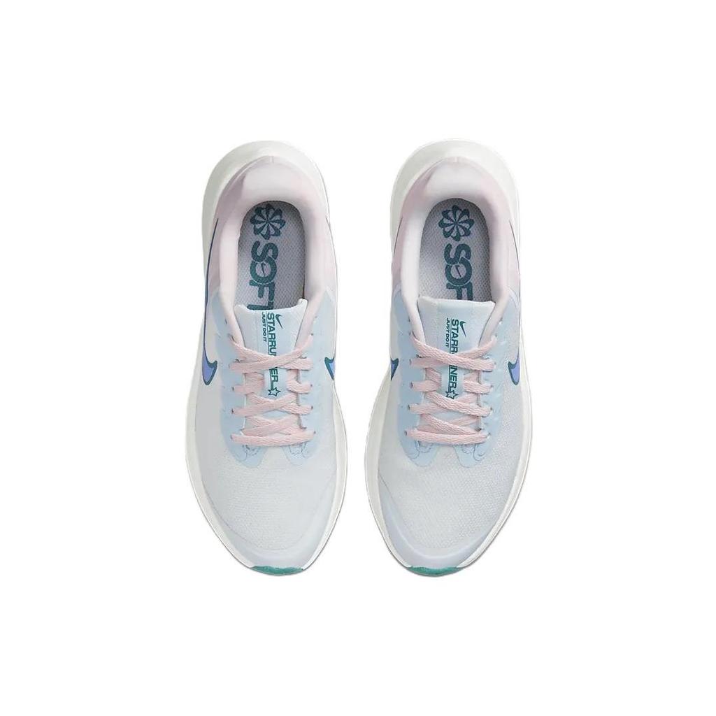 Nike Star Runner 3 GS Weiß Rosa Mineral Teal Kinder Sneaker Perlrosa Kobalt-Glück DA2776-102