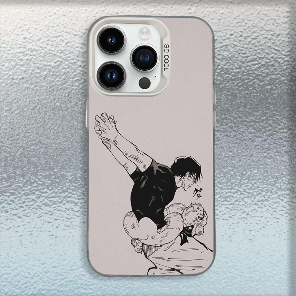 Toji Fushiguro Jujutsu K-Kaisen Phone Case For iPhone 16,15,14,13,12,11,Mini,Pro,MAX White Matte Shockproof Cover iPhone12mini
