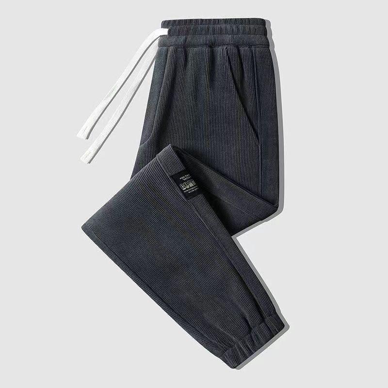 

Мужские вельветовые спортивные штаны с бархатной подкладкой – повседневная одежда из синели для зимы и осени 2XL