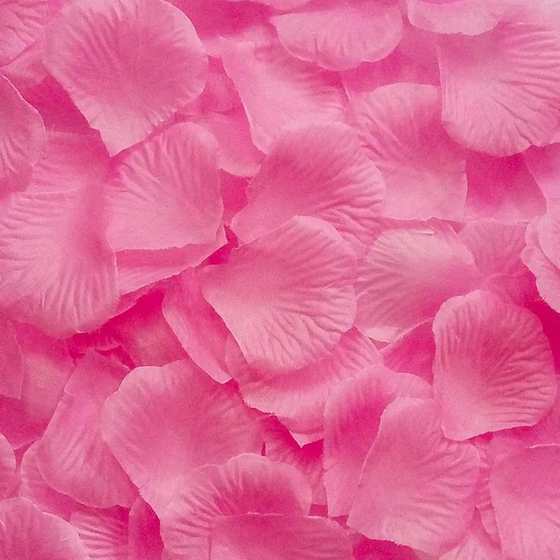 100/1000 Stück Künstliche Falsche Rosenblätter Bunte Simulation Seidenrosenblätter Für Valentinstag Hochzeitsparty Romantische Dekoration