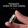 SEAMETAL 4PCS Motorcycle Car Tire Pressure Monitor Valve Cap Sensor Indicator Eye Alert Auto Tire Pressure Inspection Tool