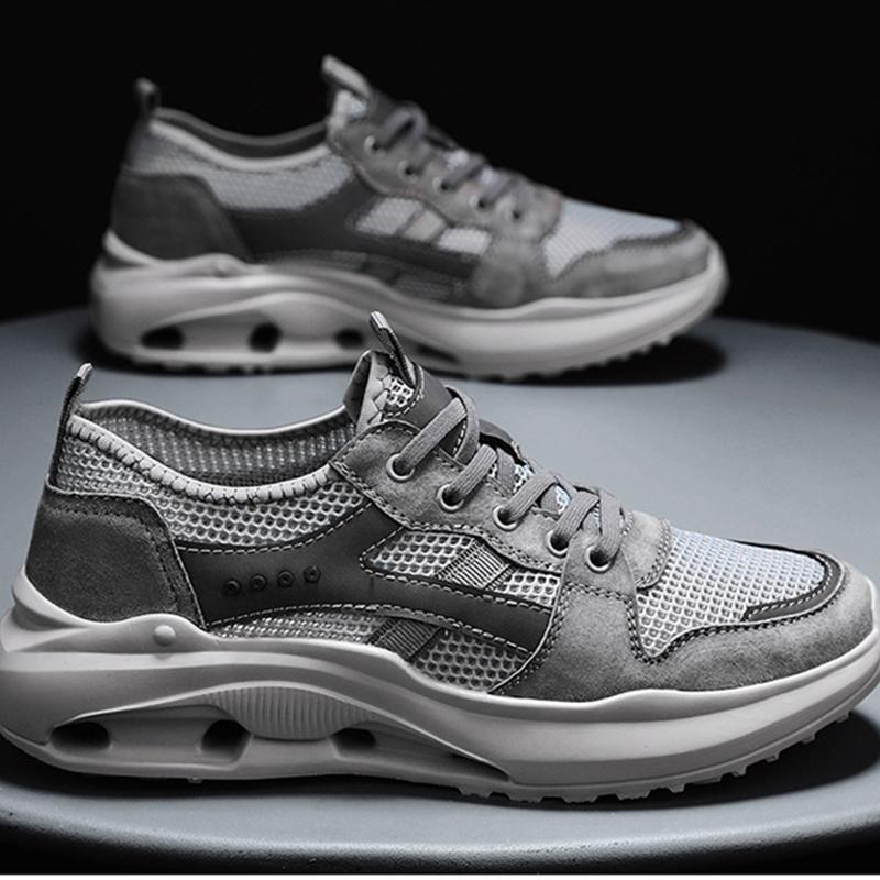 Летние дышащие спортивные кроссовки с сеткой для мужчин — фото 10