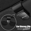 FSI1  Car Sun Visor Glasses Holder Sunglasses Case Eyeglasses Clip For Mercedes Benz AMG GLE GLS CLS GLC CLA GLA GLK W205 W203 Sticker