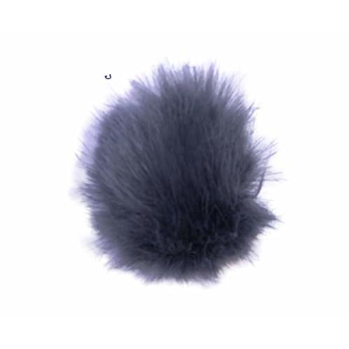 WJ-LM Windjammer (Size M, Set of 3) Made In Japan, Windscreen for Lavalier Microphones (Dark Gray)