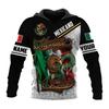 Sweat à capuche mexicain très populaire pour homme Sweat à capuche imprimé 3D Sweat à capuche décontracté pour le commerce extérieur