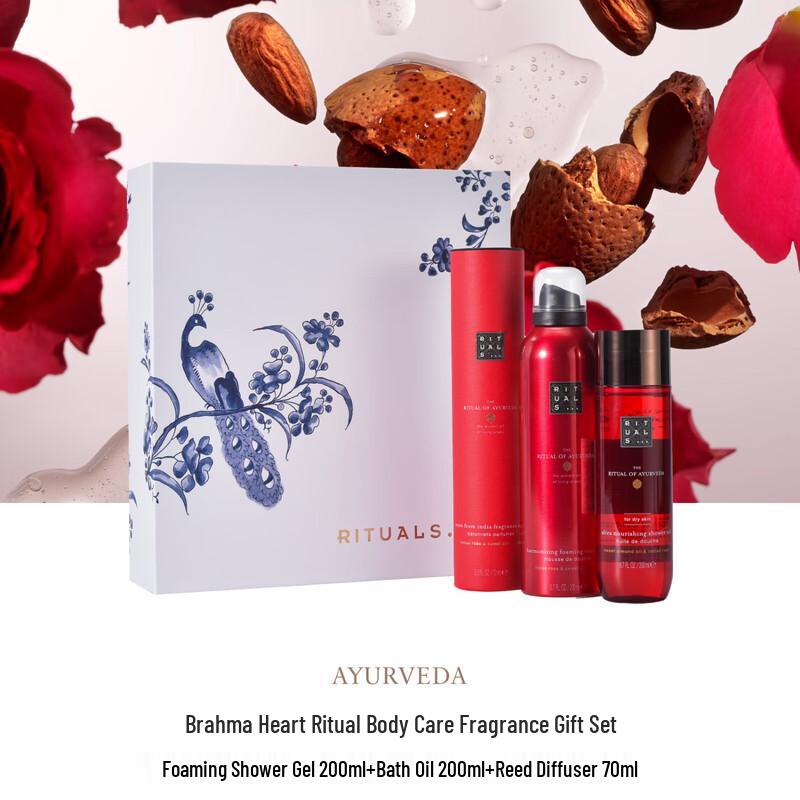 Rituals Набор подарков Аюрведа: Вспенивающийся гель для душа, Масло для душа и Диффузор