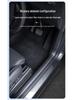 Tesla Model YL Accessories: Updated 6-Seater Door Sill Strips, Center Console Anti-Kick Panels, and Front/Rear Seat Protectors.
