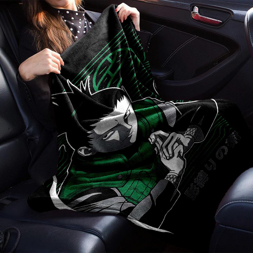 1pc Shikamaru Shadow Binding Technique Soft Flannel All Season Throw for Home, Office, Outdoor UseDurable Comfort Soft Warm Throw for Home