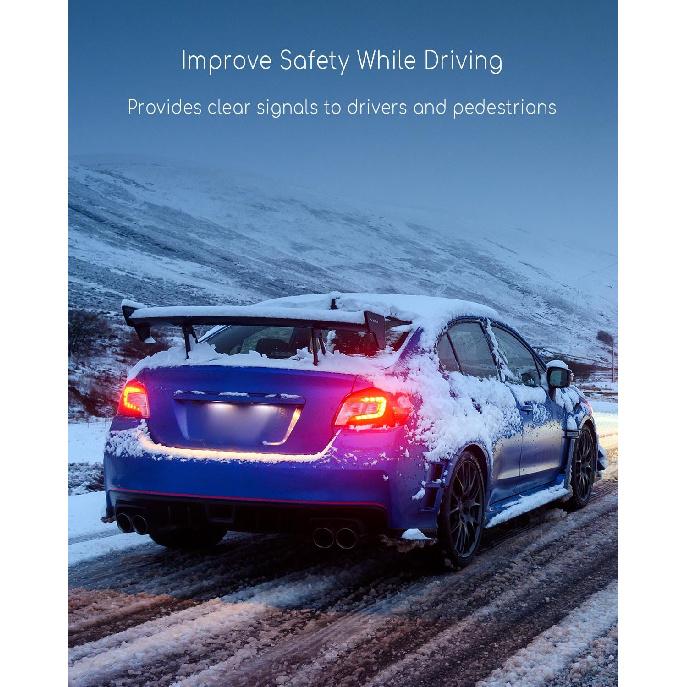 Rear Car Lamp Holder with Wire Harness Fit for Ford F-150 2004-2017, Light Signal Socket Pigtail Connector Replace YF1Z13411CA 2U5Z13411SA, Turn