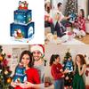 Santa Claus Double Layer Money Box With Gift Box For Christmas Party And Gift Giving