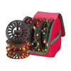 Christmas LED Light Storage Bag 24cm Christmas Light Pouch Heavy Duty Tear Proof Portable Oxford Fabric String Lights Storage