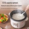 TRIANGLE Non-Stick Electric Rice Cooker with Steamer