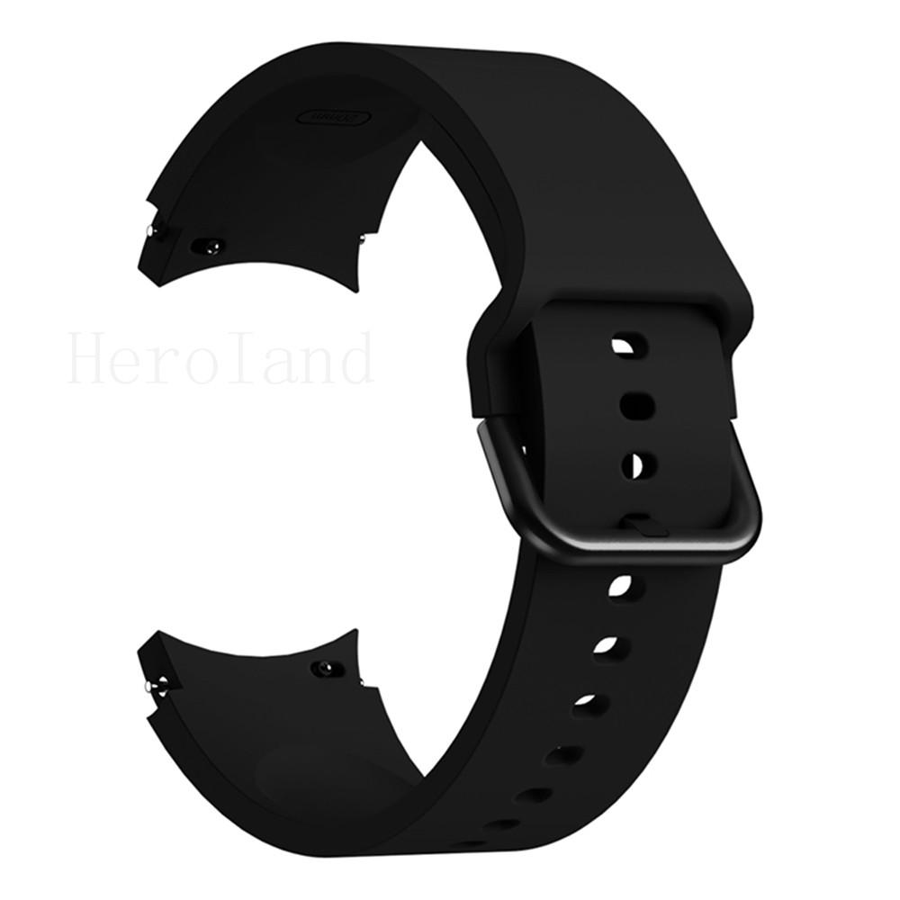 2in1 Strap For Samsung Galaxy Watch FE 6 5 4 40MM Smart Wristband 20mm WatchBand Silicone Bracelet belt Transparent Band&case