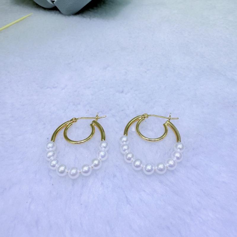 

Серьги из стерлингового серебра с натуральным пресноводным жемчугом, 4-5 мм, круглые, безупречные, с клипсой, с эффектом авроры