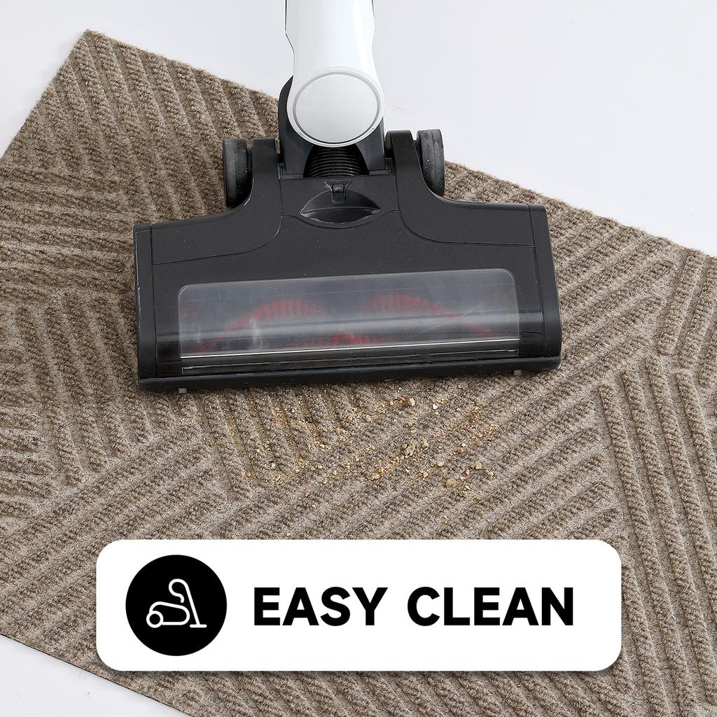 Geometryczna wycieraczka 3D antypoślizgowa profesjonalna mata wejściowa - super chłonna, pyłoszczelna, trwała i zmywalna do domu/biura