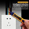 AC12-1000V Voltage Detector Test Pen Noncontact Inductive Induction Pen Fire Neutral Continuity Adjustable Sound and Light Alarm