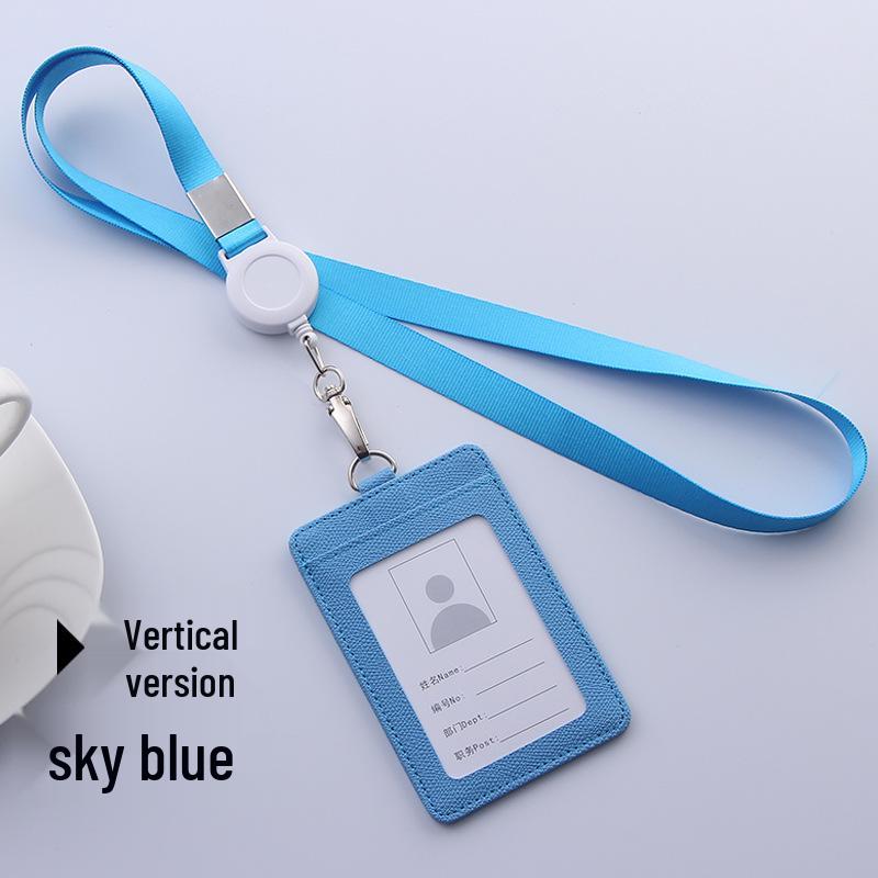 Customizable ID Badge Holder and Lanyard for Access Control and Name Tags