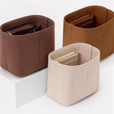 1PC Sac Insert Organisateur de Sac à Main Insert Pour Sacs à Main, Séparateurs d'Insert de Sac en Feutre avec Multi-poches, Convient Sac à Dos Long/Sac Seau