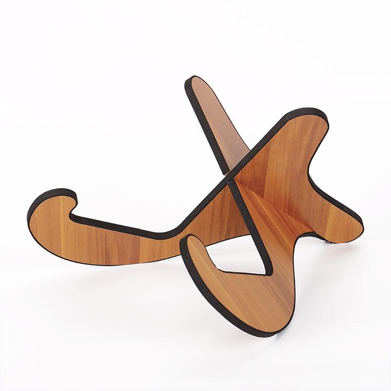 Portable Foldable Wooden Guitar Stand for Folk and Classical Guitars