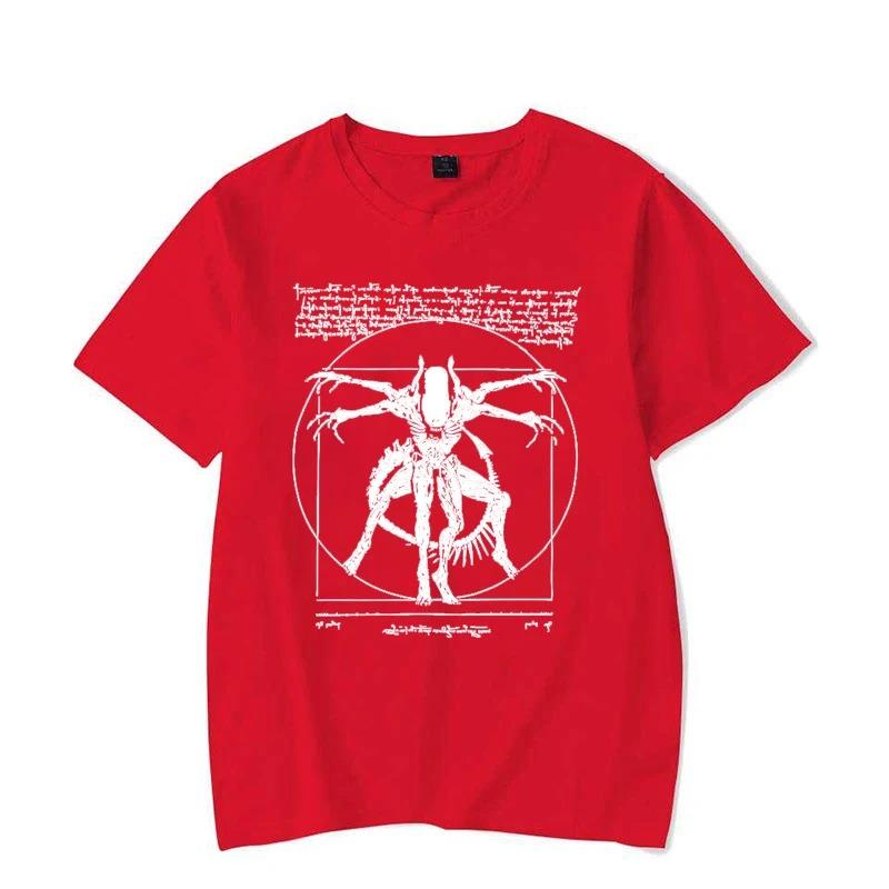 2026 Alien Men's T-Shirt - Gamer T-Shirt Da Vinci Print Women Tops Fashion Tshirt Hip Hop Streetwear Oversized Tshirt Short Sleeve Casual Clothing