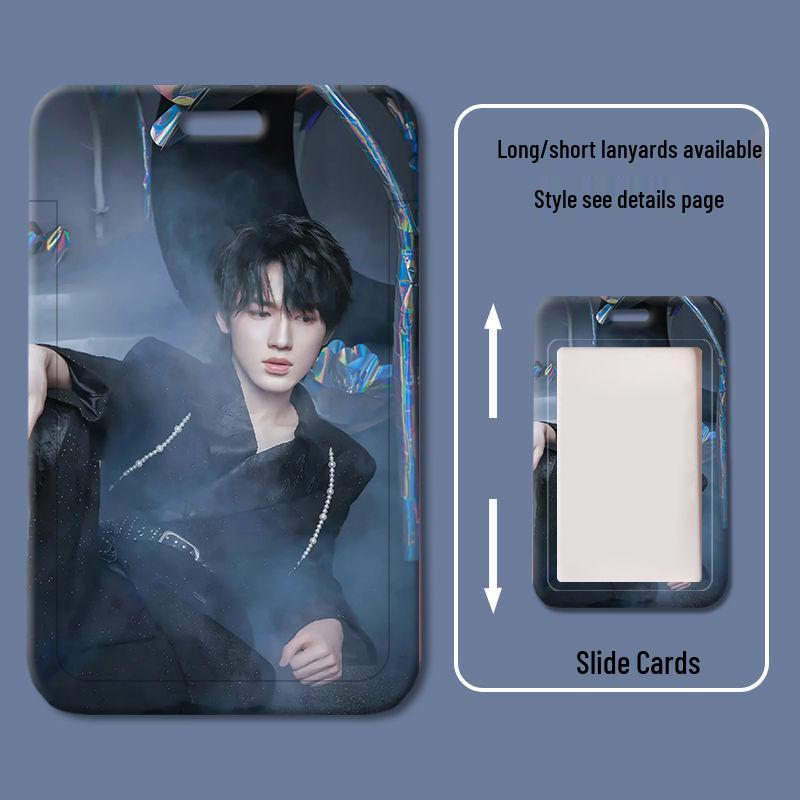 Song Yaxuan Sliding Cover ID & Badge Holder for Students & Work