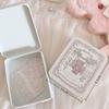 Ins Cartoon Bear Iron Storage Box Rectangular Big Capacity Candy Cases Stickers Tapes Square Box Kpop Photocards