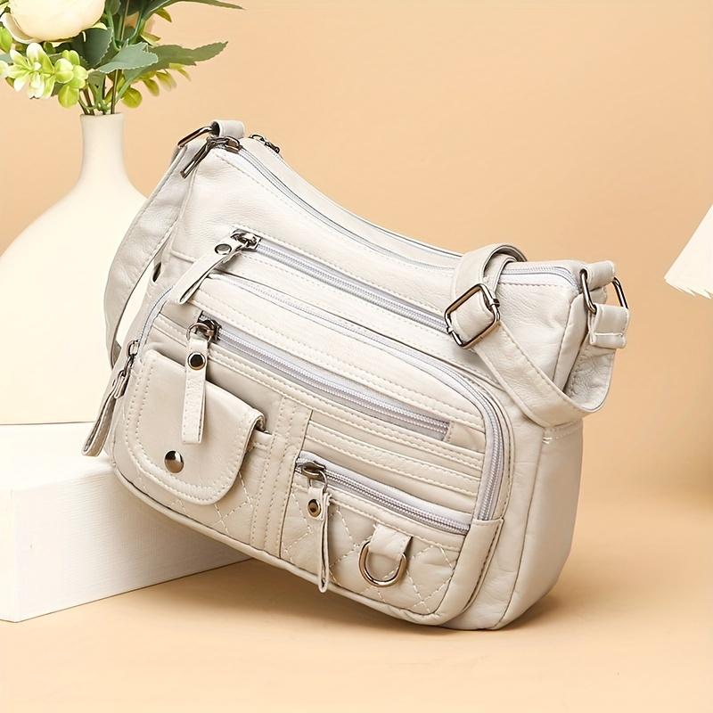 Duża pojemność Miękka torba na jedno ramię Crossbody Slanting 2024 Zima Kobiety Casual Małe torby