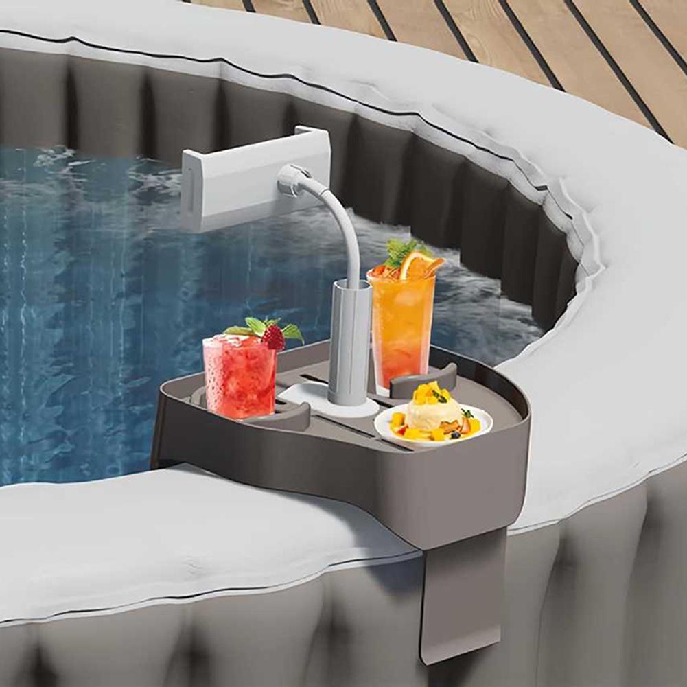 

Навесной держатель для стакана для бассейна, держатель для телефона, поднос для напитков для бассейна, летний аксессуар