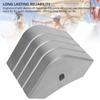 Pontoon Corner Cap 2 Pack Boat Corner Cap Heavy Duty Aluminum Rustproof Top 3 1/8in To 3 3/16in 2 Pack for 90 Deg Rounded Corner