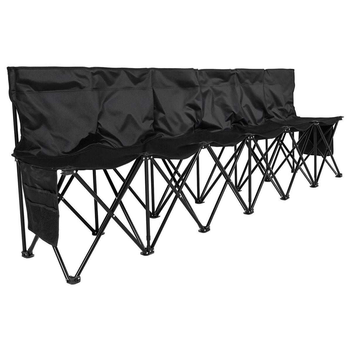 Portable Folding Bench, 6 Seat Soccer