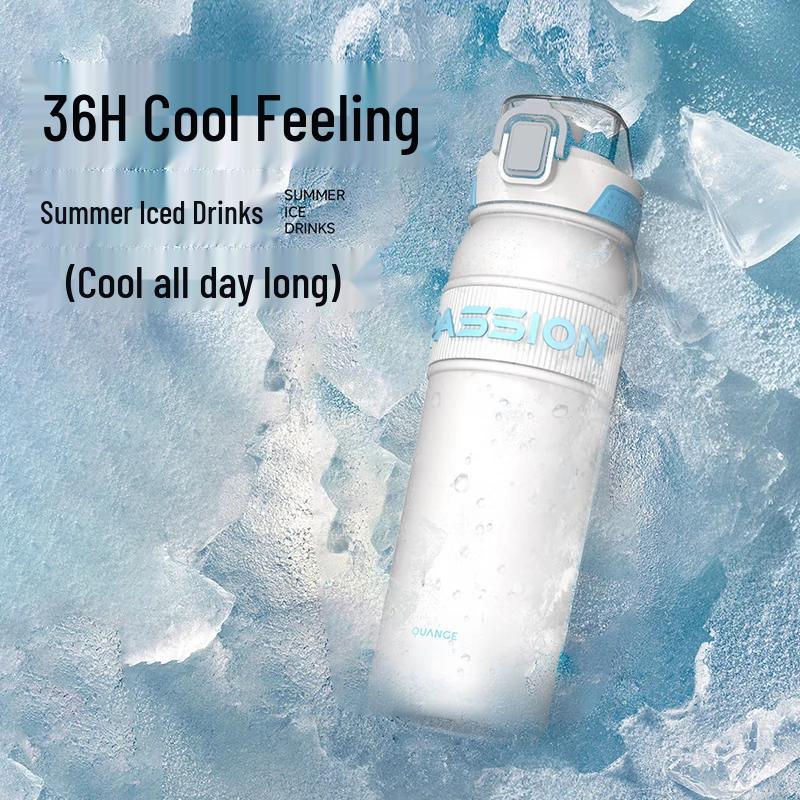 QUANGE BW611-820 Pop-up Lid Straw Insulated Bottle