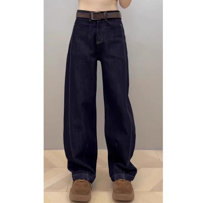 

Women s Plus Size Wide Leg Scythe Jeans, Spring/Autumn, Pear Shape Slimming Banana Pants S