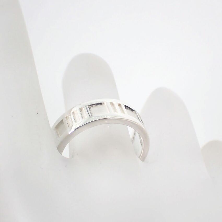 [Used] TIFFANY 925 Atlas Ring, Size 13.5, J43-5