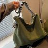 Large Capacity Corduroy Tote Bag, Women's Fashi Casual Handbag Shoulder Bag, Daily Commute Coin Shopping Phe Pouch