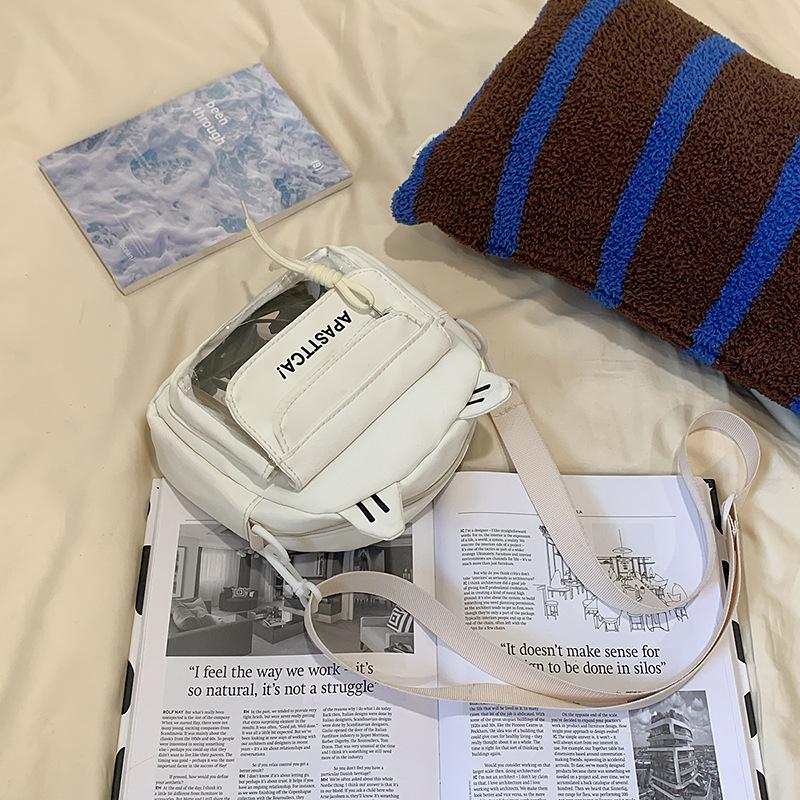 Frühlings- und Sommer-Leichtgewicht-Umhängetasche, hochwertige kleine quadratische Tasche, Studenten-Brief-Freizeitschultertasche, Handy-Wechselgeldtasche, Trend