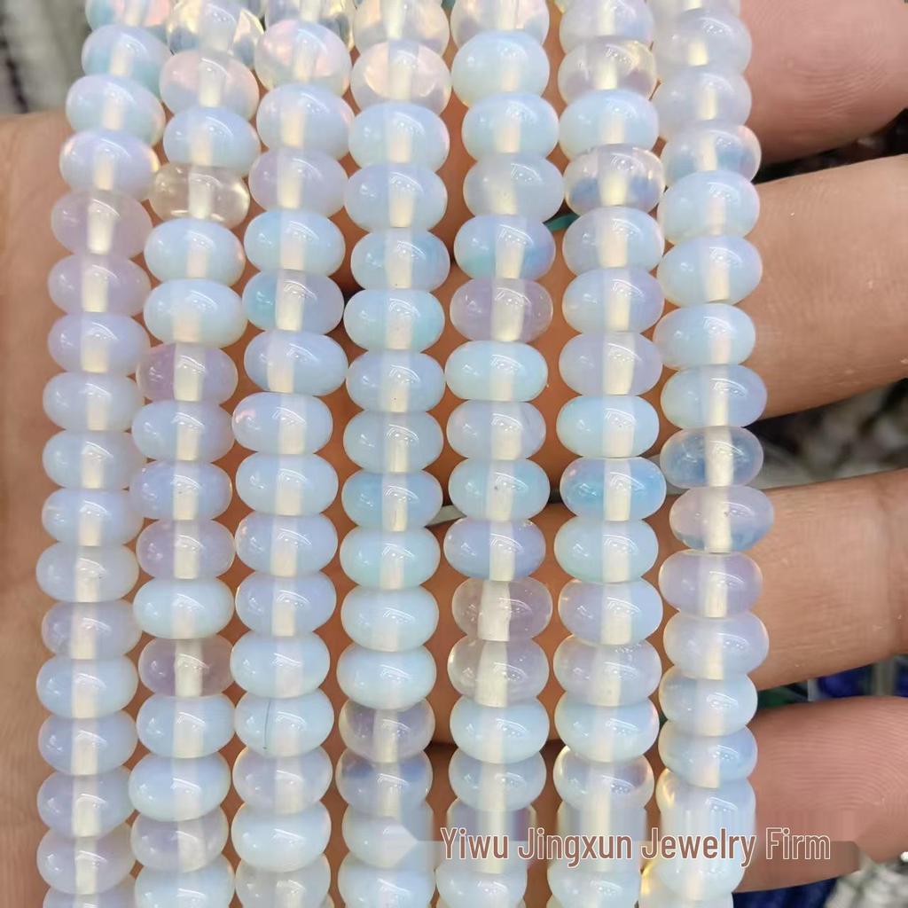 100 Natural Stone 5x8mm Abacus Beads for Jewelry Making – Bracelets & Necklaces