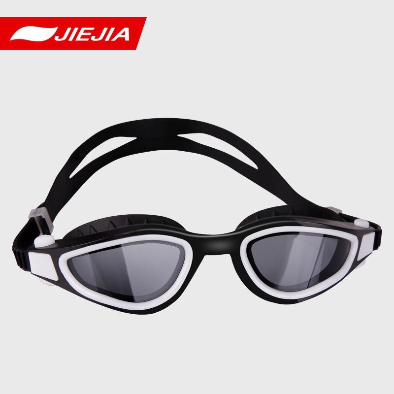 

JieJia Swimming Goggles GS Anti-fog high-definition waterproof swimming goggles, professional racing swim goggles, non-irritating swimming equipment прозрачный черный