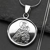 Hip Hop Virgin Mary Medal Our Lady of Guadalupe Necklace Stainless Steel Pendant Necklace Women/Men Jewelry Virgen De Guadalupe