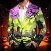 Herren Corduroy Business Casual mit Halloween-Print für Partys und den täglichen Gebrauch