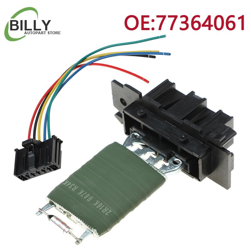 

YAOPEI 77364061 6450.XR Резистор двигателя вентилятора для Citroen Peugeot Alfa Romeo Jumper Boxer Fiat Ducato 6450XR 55702407