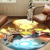 Dark villainous ninja Round Rug for Livingroom,Bedroom, Palyroom, Chair Rug, Area rug, Circle Carpet, Large Size Fan Christmas gift