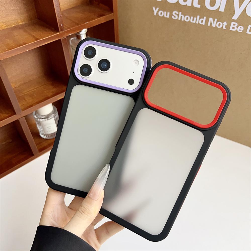 Neue Luxus Bicolor Matt Frosted Handyhülle Für iPhone 17 Pro Max Air 16 15 14 Plus 13 12 11 Transluzent Stoßfest Hartschalen-Cover