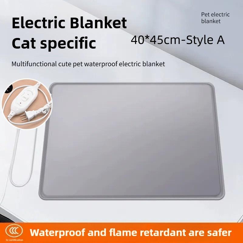 Anti Leakage Pet Cat Heating Pad Constant Temperature Cat Bed Electric Warming Mat Small Pet Specific Heating Electric Blanket