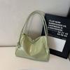 Vintage Pu Leather Shoulder Bag Casual Use Large Capacity Underarm Bag Elegant All-match Tote Bag Ladies