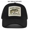 Embroidery Design Fishing Embroidery Baseball Cap Camouflage Mesh Hat  for Men Women