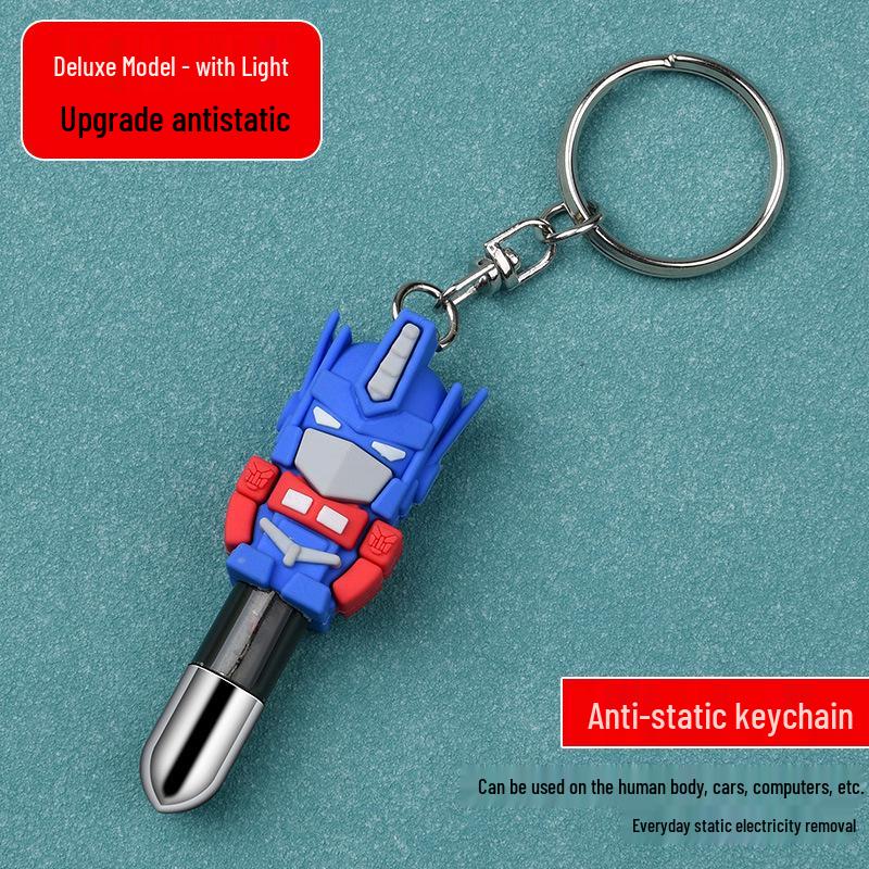 Anti-Static Cartoon Keychain - Static Eliminator for Cars