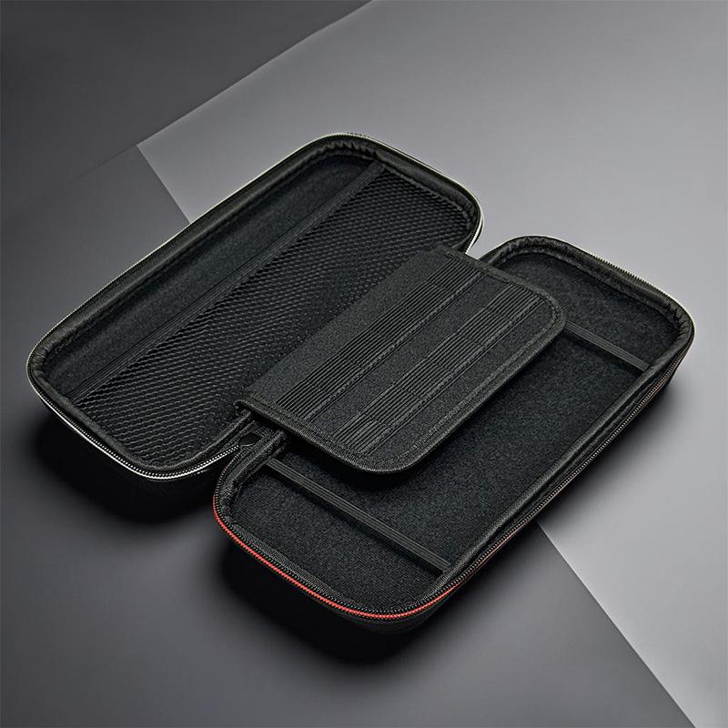 A protective carrying case accessory for Switch 2 with a game card slot, a portable EVA bag for storage space
