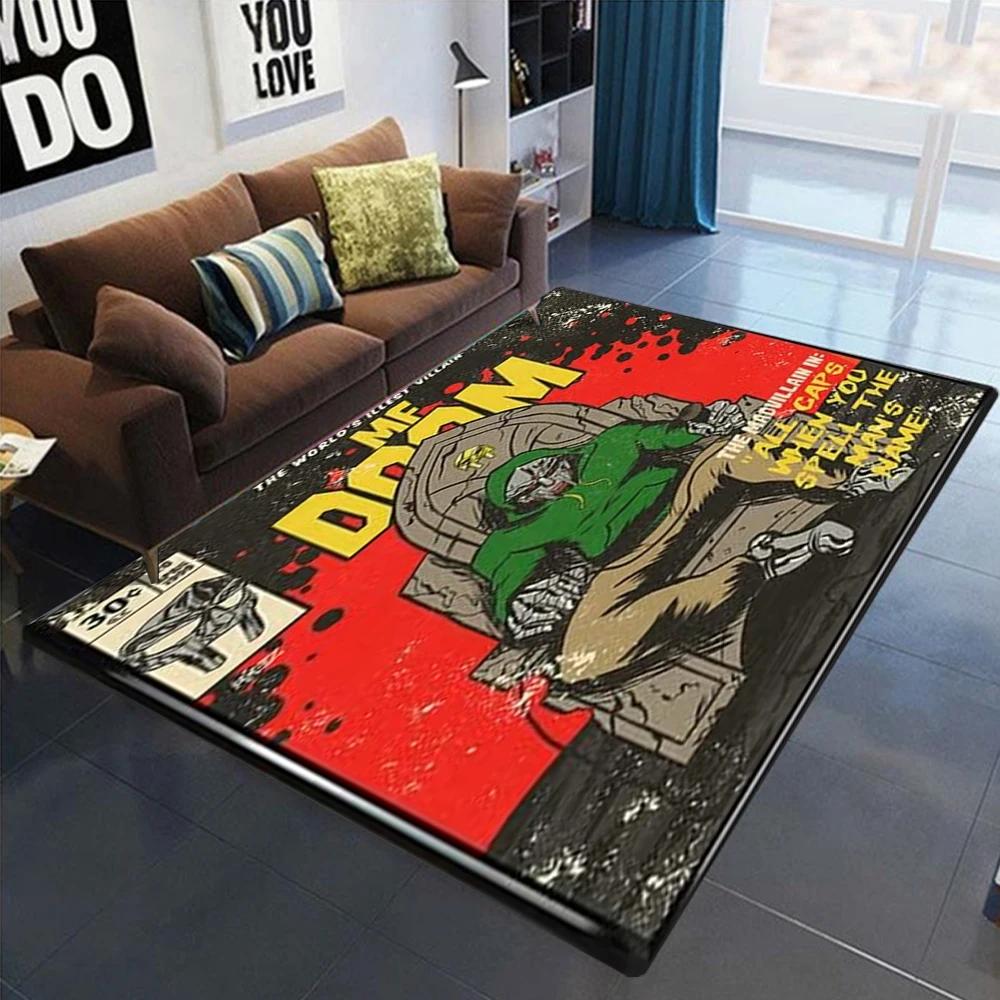 

MF DOOM Rapper Graphics Carpet Doom Hip-Hop Album Cover Decoration Rugs hip-hop band music decorative rug modern popular carpet 40x60cm